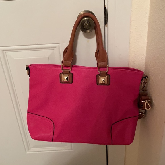 unbranded Handbags - Large tote new without tags. Pink with straps